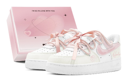 Кроссовки для скейтбординга Air Force 1, женские, низкие, желтые Nike, Pink dh2920-111(teams2-玫瑰蝶语s-box) | pink