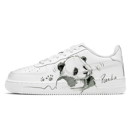 Nike Кроссовки Air Force 1 Low Top для скейтбординга унисекс, белые cw2288-111(team10-速写熊猫l) | white