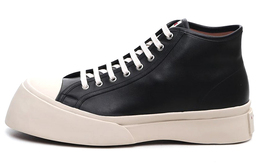 Marni Стильные женские черные кроссовки средней высоты snzw012402p272200n99 | original shoe box included