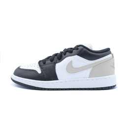 Jordan Баскетбольные кроссовки Air 1 Romantic Aura Low Top Vintage, женские, черно-серые 553560-131（team448-雾白） | black gray