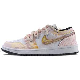 Jordan Баскетбольные кроссовки Air 1 Vintage, унисекс, низкие, белые 553558-165(team1290-新中式 羽翼祥麟 ) | black