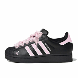 Adidas Кроссовки для скейтбординга Superstar женские, низкие, черно-розовые eg4959(team598-樱粉恋语) | black pink