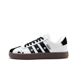 Adidas Кроссовки для скейтбординга VL COURT 3.0 Foam Panda с антискользящей амортизацией, низкие, унисекс, белые, черные id8797（team1056-奶盖熊猫） | white