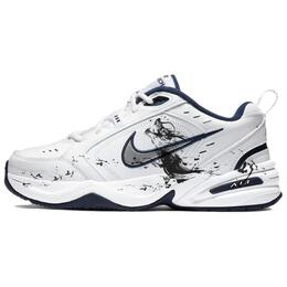 Nike Низкие кроссовки Air Monarch 4 Dragon Soul с амортизацией, противоскользящие и износостойкие, унисекс, черные 415445-102(team355-龙魂) | black