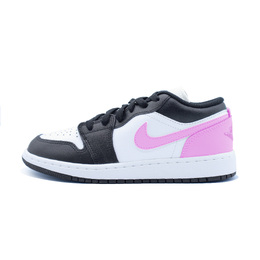 Jordan Баскетбольные кроссовки Air 1 Romantic Aura Low Top Vintage, женские, черно-розовые 553560-131（team448-暖粉） | black pink