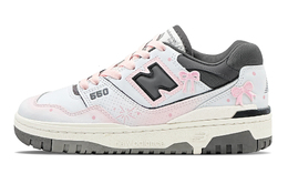 New Balance Кроссовки для скейтбординга NB 550, унисекс, низкие, розовые bb550wtg(team88-樱雪絮语) | white pink