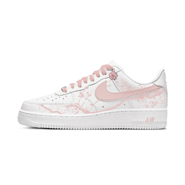 Nike Кроссовки для скейтбординга Air Force 1 с защитой от скольжения, женские, розовые, белые dd8959-100（team598-暗香） | pink white