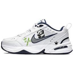 Nike Кроссовки Air Monarch 4 Low Top Chunky унисекс, белые, зеленые 415445-102(team10-可爱小熊猫j ) | white