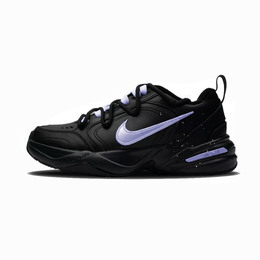 Nike Низкие массивные кроссовки Air Monarch 4 с мягкой подошвой и противоскользящим эффектом, унисекс, черно-фиолетовые 415445-001（team肆叁柒-幸运黑紫） | black purple