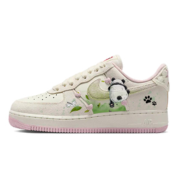 Nike Кроссовки для скейтбординга Air Force 1 женские, низкие, розовые/белые hv5992-111(team56-飘叶熊猫) | pink