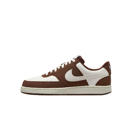 Nike Кроссовки Court Vision Low Top женские, белые, коричневые im1652-101 | white brown