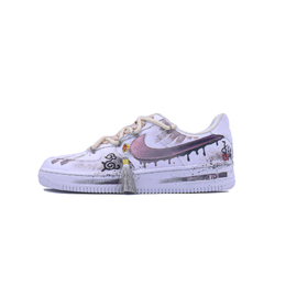 Nike Кроссовки для скейтбординга Air Force 1, унисекс, низкие, фиолетовые cw2288-111(team779-十二生肖 子鼠呈瑞） | light lavender
