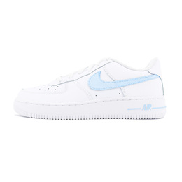 Nike Кроссовки для скейтбординга Air Force 1 Low Top унисекс, белые, синие cw2288-111（team1253-蓝） | white blue