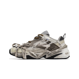 Nike M2K Tekno Chenchen, «Сердце песчаной бури». Низкие амортизирующие кроссовки на массивной подошве, унисекс, коричнево-серый стиль bv0074-001(team800-沙暴中心) | brown gray