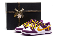 Nike Кроссовки для скейтбординга Dunk Low Top унисекс фиолетовые dv0833-107(team1098-曼巴sbox） | purple