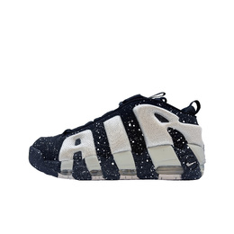 Nike Баскетбольные кроссовки Air More Uptempo с противоскользящим покрытием, износостойкие, низкие, унисекс, черные, белые fz3055-001(team619-星空之夜) | black white