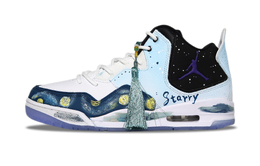 Jordan Баскетбольные кроссовки Courtside 23 Joy, Vast Universe, противоскользящие, винтажные, среднего размера, унисекс, синие ar1000-104(team546-浩瀚宇宙) | sky blue