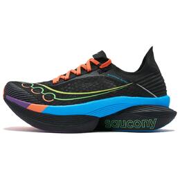 Saucony Кроссовки для бега ENDORPHIN ELITE 2 с низким верхом, устойчивые к истиранию, унисекс, цвет: черный, оранжевый, FUTURE BLACK s30994-550 | black orange future black