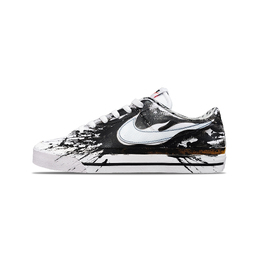 Nike Кроссовки Court Legacy для скейтборда, нескользящие, износостойкие, легкие, белые, черные, мужские dh3162-100(teameight-白毒02） | white black