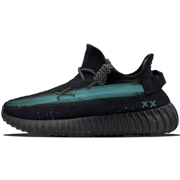 Кроссовки Yeezy Boost 350 V2 с амортизацией и противоскользящим покрытием, низкие, повседневные, унисекс, черные Adidas, Black hq4540(team862-黑珊瑚) | black