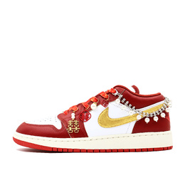 Баскетбольные кроссовки Air 1 Vintage, женские, низкие, золотистые Jordan, Red Gold White fj3465-160(team271-清欢缘) | red gold white