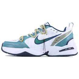 Nike Кроссовки Air Monarch 4 Pick Green Mountain Low top Chunky унисекс, белые, зеленые 415445-102(team168-拾翠江南) | white green