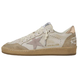 Кроссовки Ball Star Low Top для скейтбординга женские, цвета экрю Golden Goose, Ecru gwf00117.f007275.12245 | ecru