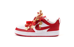 Nike Кроссовки для скейтборда Court Royale 2 с антискользящей амортизацией, низкие, женские, красные bq5448-103（team719-新婚鞋） | red