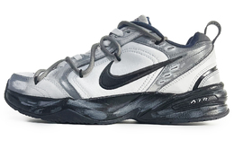 Nike Кроссовки Air Monarch 4 Luxury Streetwear Outdoor с нескользящей подошвой, износостойкие, низкие, массивные, унисекс, черные, белые, серые 415445-102（team285-骇爪) | black white gray