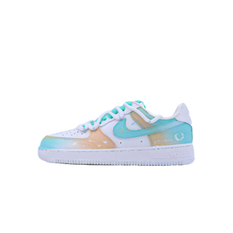 Nike Кроссовки Air Force 1 New Singularity, Athena, противоскользящие, износостойкие, низкие, для скейтбординга, унисекс, белые, синие, оранжевые cw2288-111(team779-雅典娜） | white blue orange