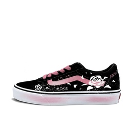Vans Кроссовки Ward Low Top для скейтбординга, женские, черные vn0a3iuniju(team613-粉黛玫瑰) | black