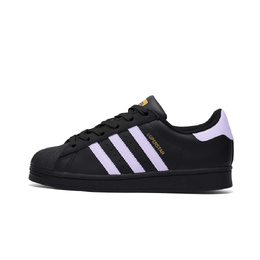 Adidas SUPERSTAR противоскользящие износостойкие низкие кроссовки для скейтбординга унисекс черные eg4959(team189-恒踵) | black
