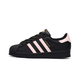 Adidas SUPERSTAR противоскользящие износостойкие низкие кроссовки для скейтбординга унисекс черные eg4959(team189-烬爻) | black