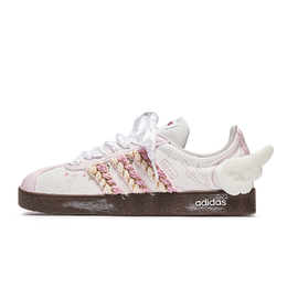 Adidas Кроссовки для скейтбординга Wu Jie, Muhan, розовые, с низкой амортизацией, унисекс, розово-коричневые hq1802(team1173-幻粉) | pink brown