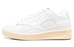 Низкие кроссовки с тисненым логотипом Jil Sander, Original Shoe Box Included j15ws0006-p4869-100 | original shoe box included