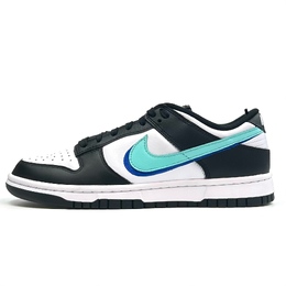 Nike Кроссовки для скейтбординга Dunk Anti Slip, износостойкие, унисекс, черно-синие dd1391-100(team801-酷影蓝调) | black blue