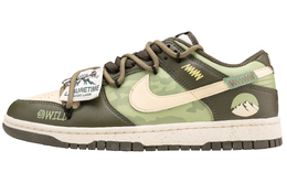 Nike Кроссовки для скейтбординга Dunk Low Top унисекс, армейский зеленый hf5441-102(teamf-高山低谷) | army green