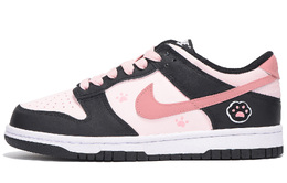 Nike Кроссовки для скейтбординга Dunk Coverage с противоскользящим покрытием и износостойкими низкими верхами, женские, цвет черный, розовый dd1503-101(team拾伍-女款黑粉) | pink