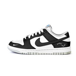 Nike Кроссовки для скейтбординга Dunk Moon Poem Switch с противоскользящим покрытием, износостойкие, женские, черно-белые hf0023-100(team676-月诗轴) | black white