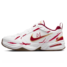 Nike Кроссовки Air Monarch 4 с противоскользящим покрытием, износостойкие, повседневные, унисекс, красные, белые ib4607-171(team667-委屈小猫) | red white