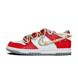 Nike Dunk Let's Get Married. Нескользящие износостойкие низкие кроссовки для скейтбординга, унисекс, красные dd1391-103（team563咱们结婚吧） | red
