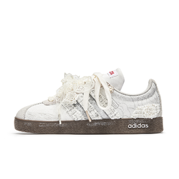 Adidas Кроссовки для скейтбординга Goku World, Plain Flower Cushioning Low Top, унисекс, серебристо-коричневые hq1802(team1173-素花) | silver brown