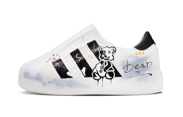 Adidas Низкие повседневные кроссовки AdiFOM Superstar Bear The Chameleon, противоскользящие, белые, унисекс hq8750(team635-小熊) | white