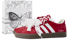 Adidas Низкие немецкие армейские кроссовки Ancora Red hq1802(team973-玫瑰蝶舞s-box) | ancora red