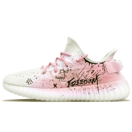 Adidas Кроссовки Yeezy Boost 350 V2, износостойкие, повседневные, белые, унисекс hq6316(team401-自由跃动) | white