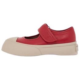 Женские кроссовки Mary Jane с круглым носком Marni, Red snzw003120p722600r63 | red