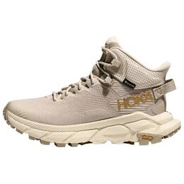 Hoka One One Женские треккинговые кроссовки Trail Code GTX с противоскользящей подошвой, износостойкие, серо-бежевые 1123166-okr | gray beige