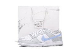 Nike Кроссовки для скейтбординга Dunk Anti Slip, износостойкие, унисекс, белые, синие hf5441-105(team拾伍-男女同款白蓝六sbox) | white blue