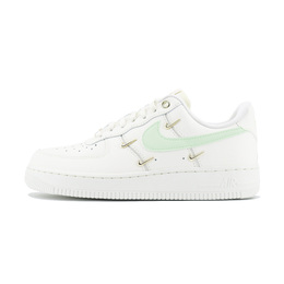 Nike Кроссовки Air Force 1 с низким верхом, устойчивые к истиранию и скольжению, женские, белые и зеленые fv3654-111（team1253-白绿） | white green
