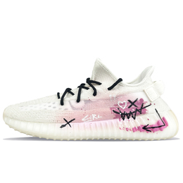 Adidas Низкие повседневные кроссовки Yeezy Boost 350 V2, белые, унисекс hq6316(team373-哥特废墟) | white